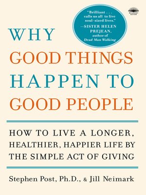 cover image of Why Good Things Happen to Good People